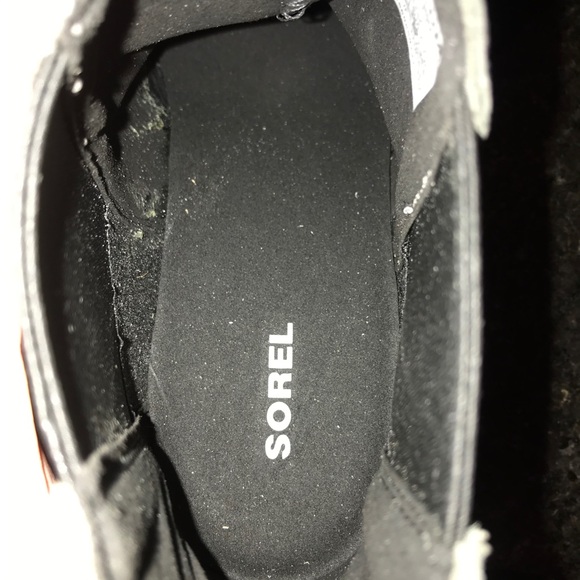 New Sorel Joan of Arctic Wedge II Chelsea Boots, Charcoal Grey Ankle Booties - Picture 15 of 16